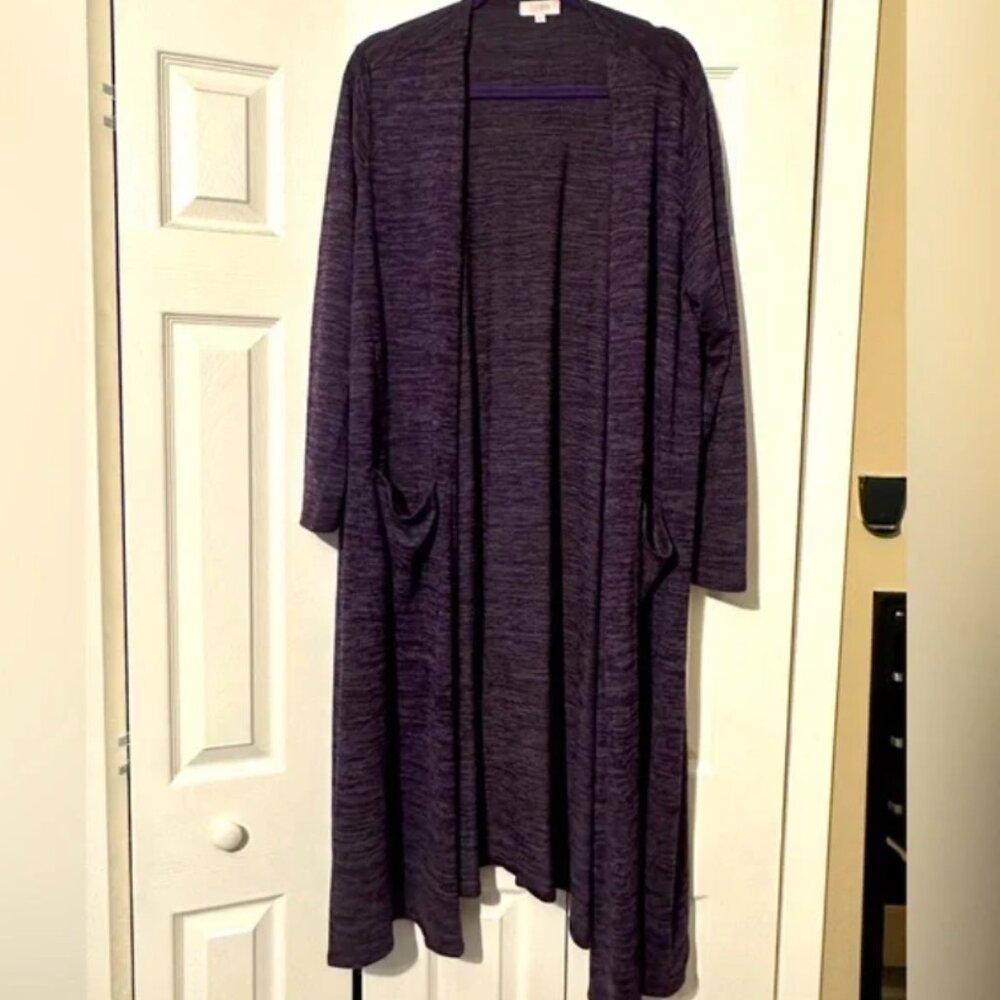 Lularoe Purple Sarah Cardigan